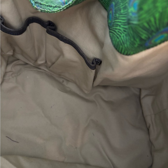 Tory Burch canvas peacock bag - Picture 5 of 6